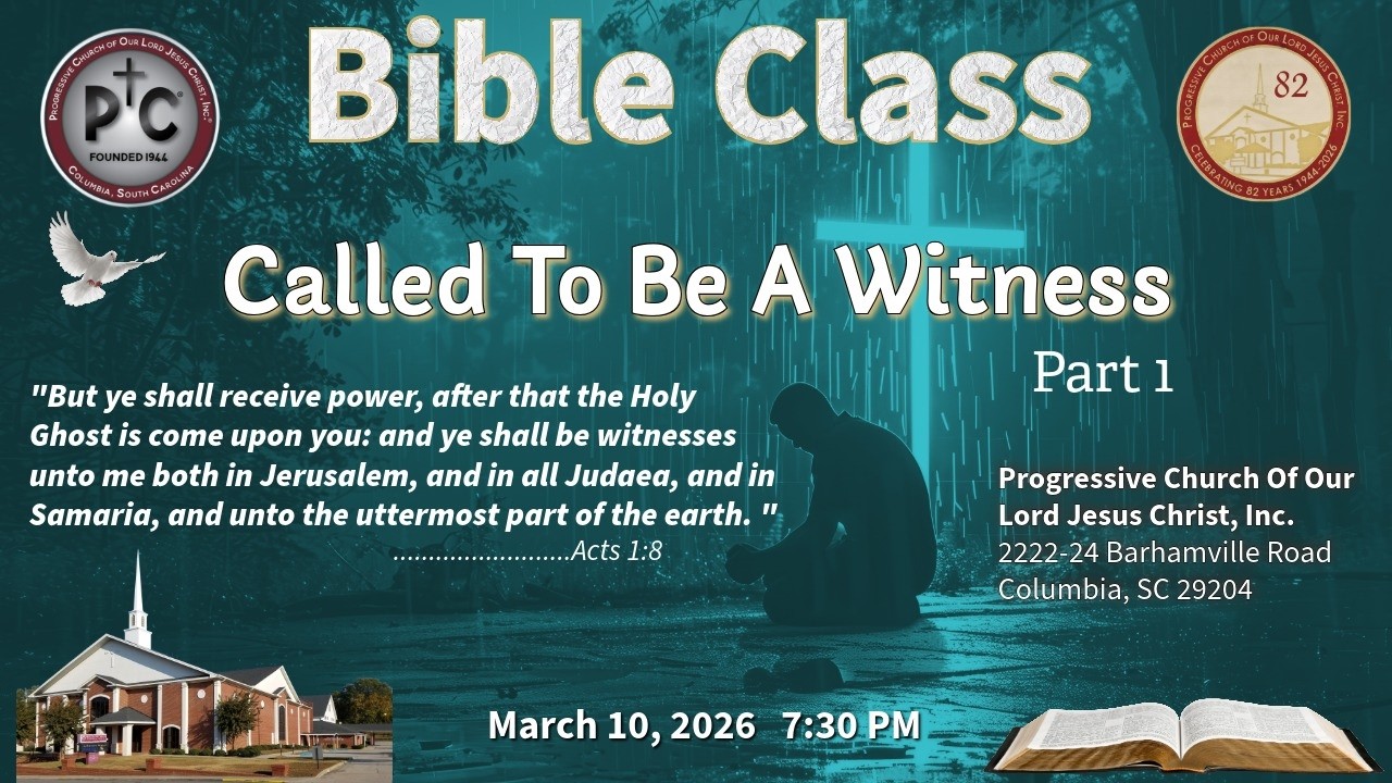 Progressive Church Tuesday Night Bible Study - March 10, 2026