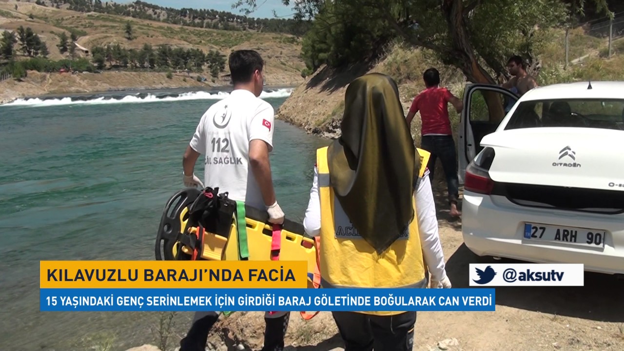 Kahramanmaraş'ta baraj göletine giren genç boğuldu