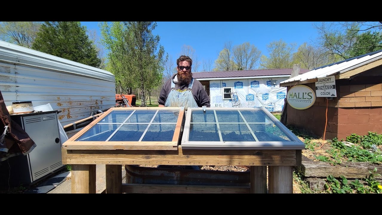 Building a Cold Frame for the Grocery Store to Start Seeds