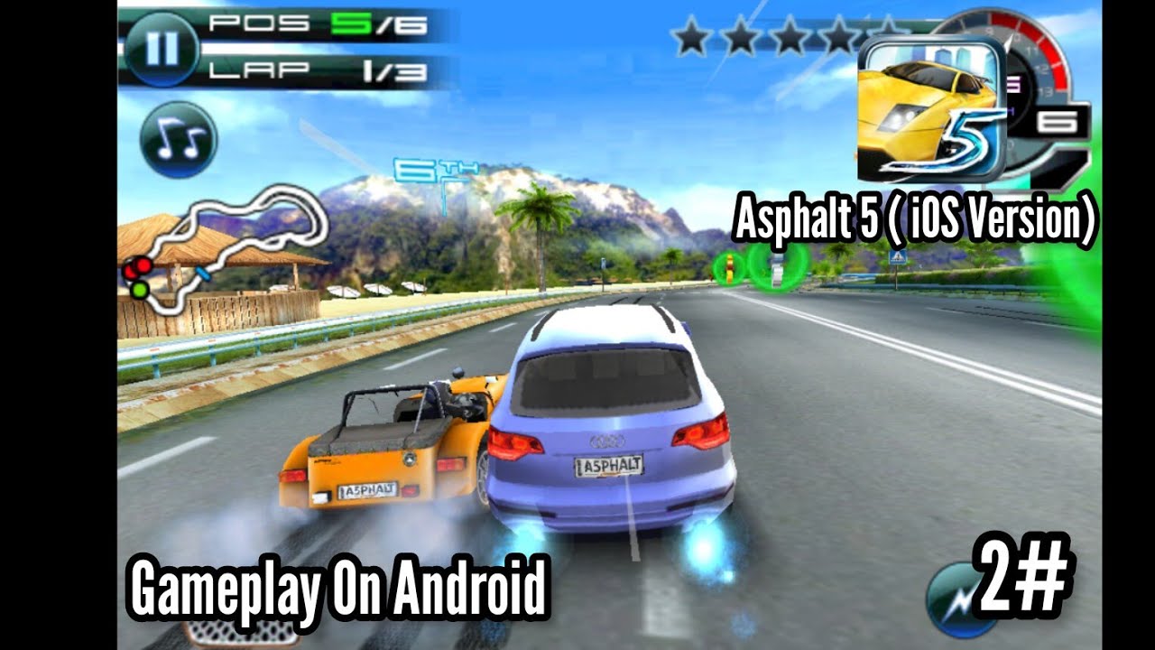 Asphalt 5 (iOS Version) On Android Gameplay 2#