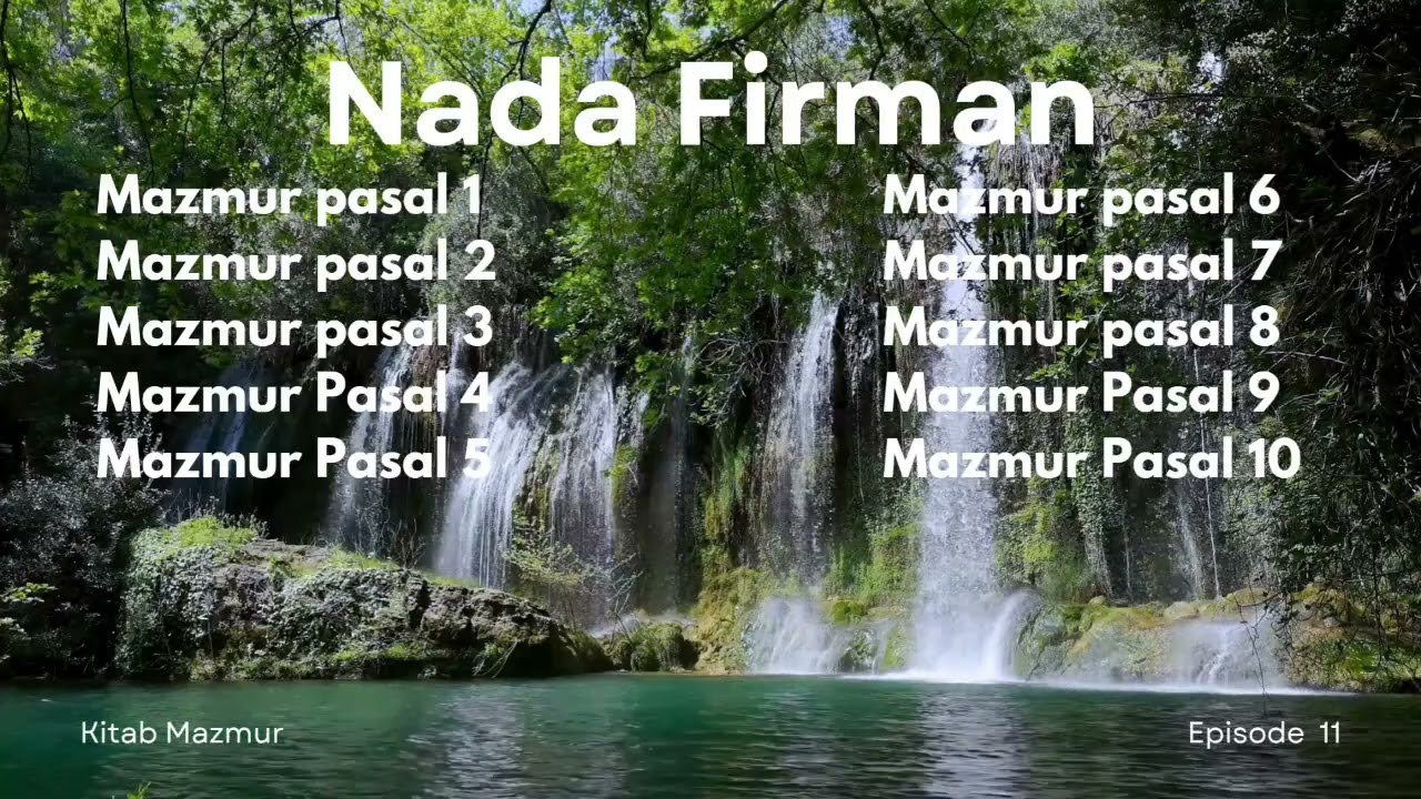 Mazmur 1–10 Full Album | Firman Tuhan Jadi Lagu Rohani Penyejuk Hati 🎧 Nada Firman