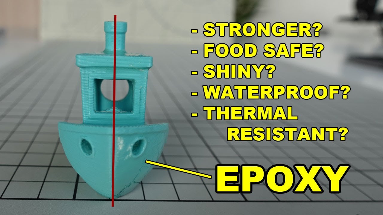 3D printed objects coated with epoxy resin - but why?
