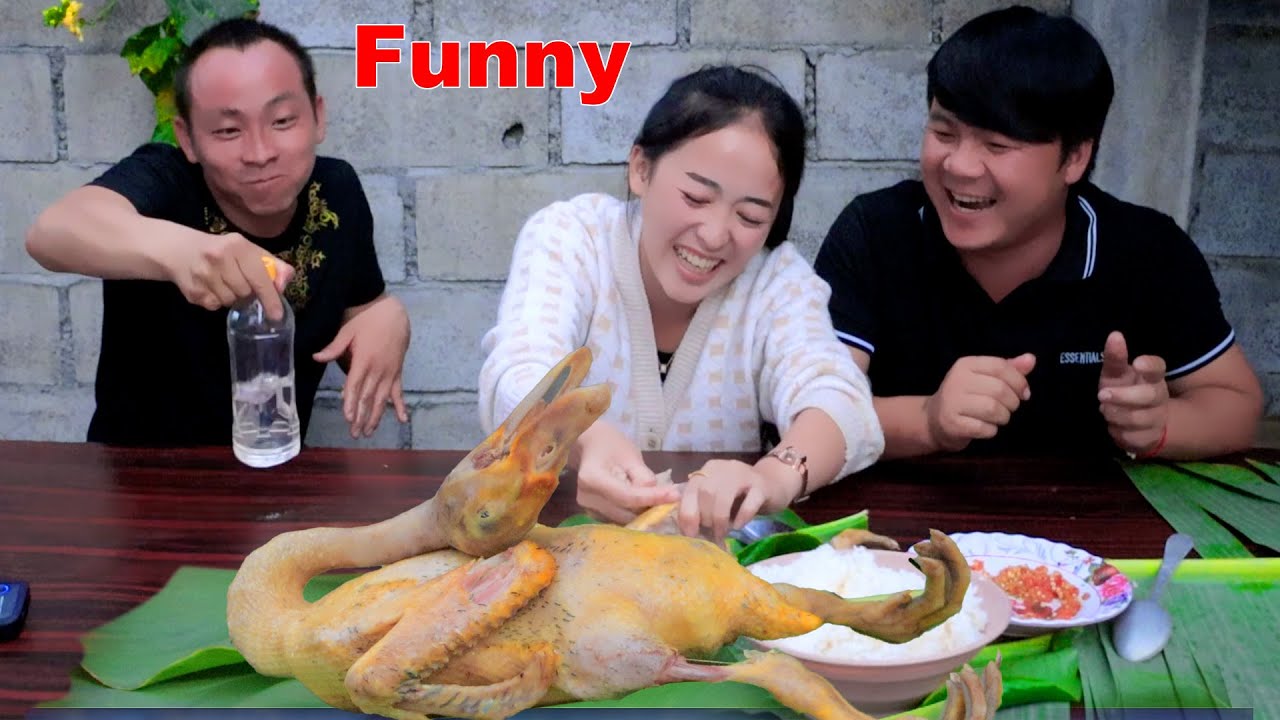 pov kaus poom noj nqaij o throw the bottle eat duck funny game โยนขวดกินเป็ด tub zeb & npawg lem