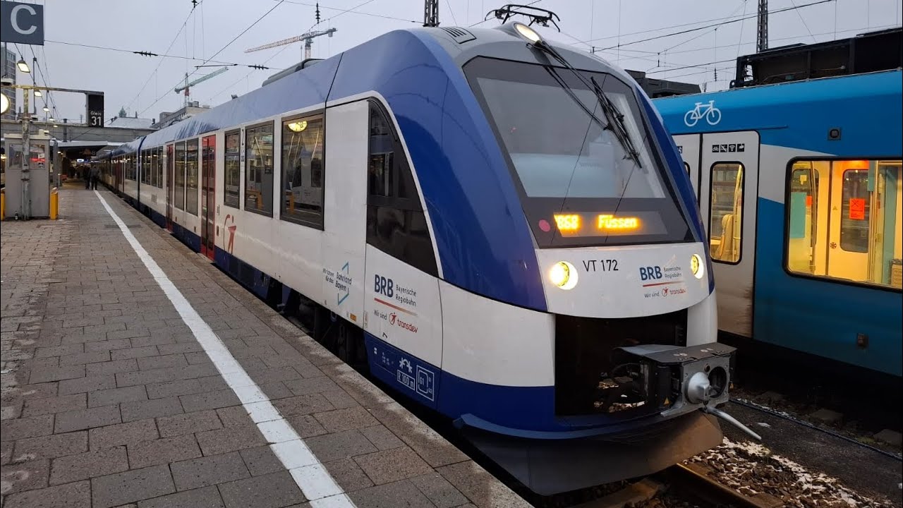 RB 68 Sprinter von München Hbf nach Füssen 