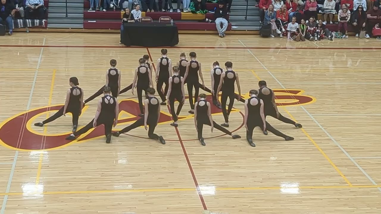 Lowell Scott Middle School Chargettes dance team jazz dance February 2026
