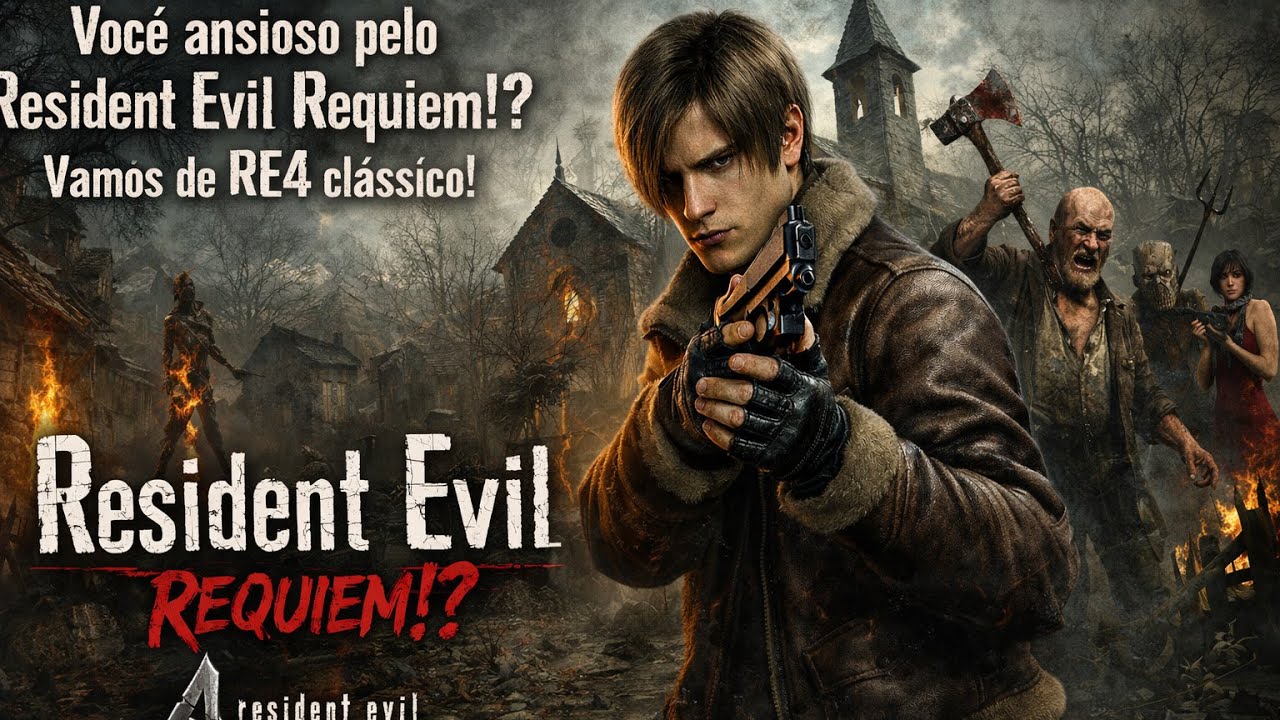Você ancioso pelo Resident Evil Requien!? vamos de RE4 classico