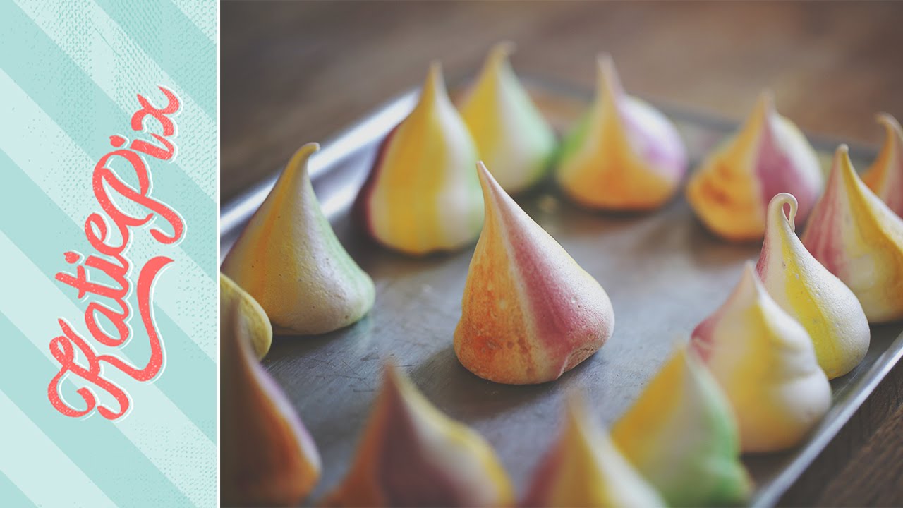 Mystic Unicorn Poo (Meringue Kisses) Recipe | Katie Pix
