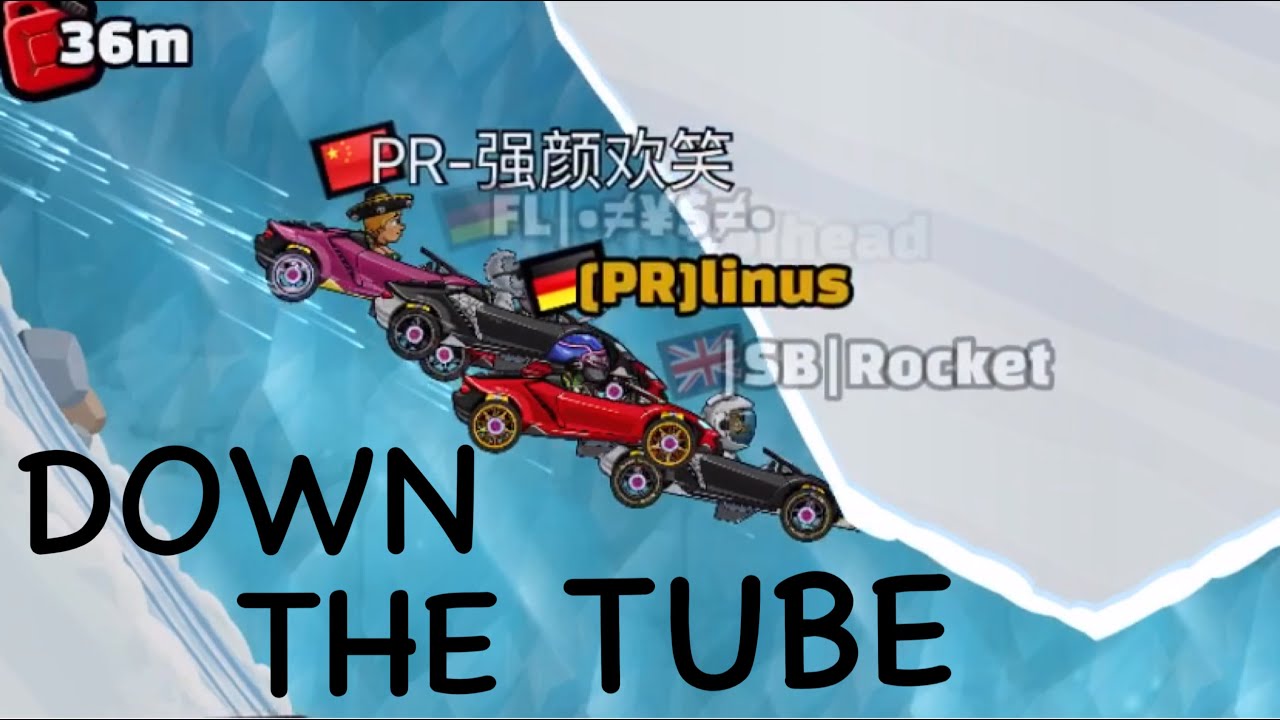 FIRST RACE for SUPERCAR | Daily Race Down The Tube | Hill Climb Racing 2