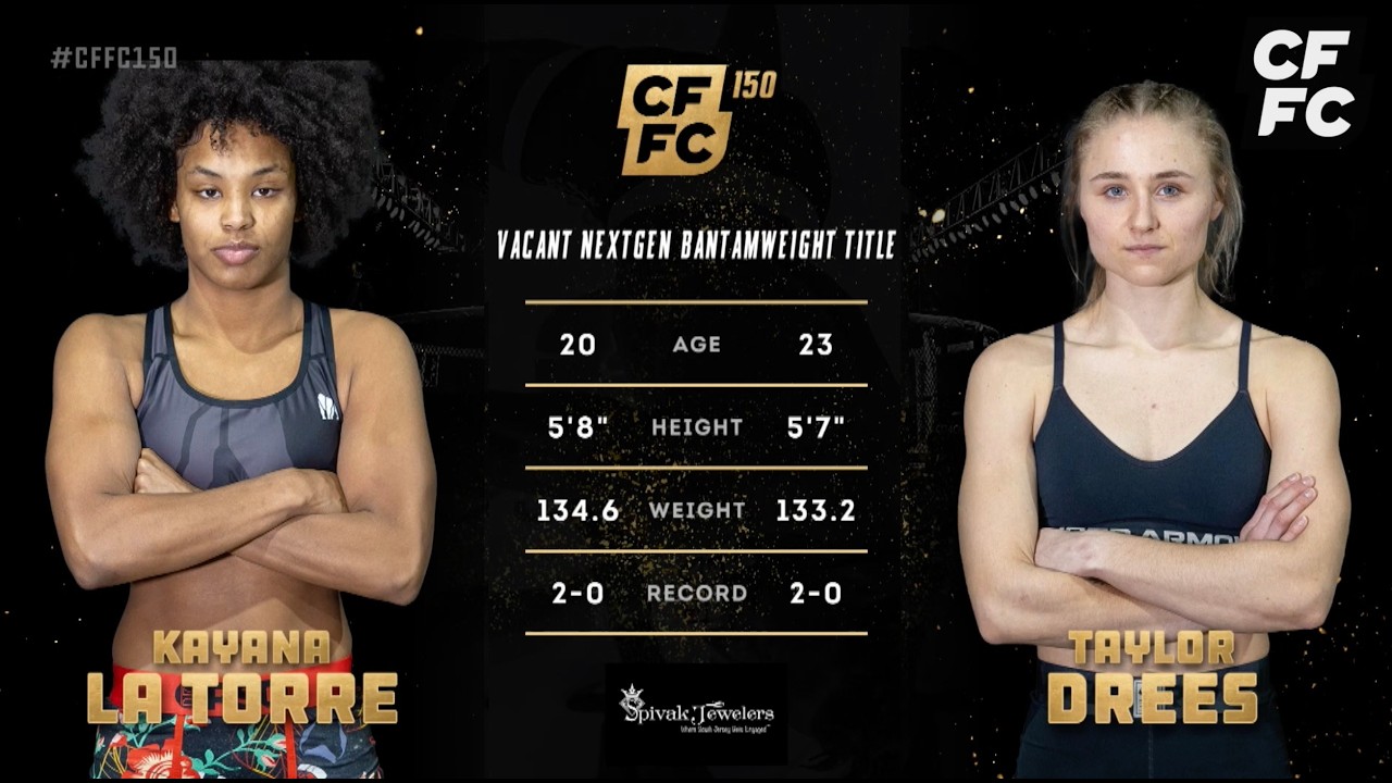 Kayana La Torre vs. Taylor Drees | Full Fight Replay | CFFC 150
