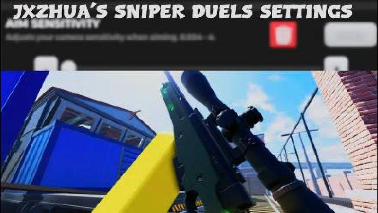 JXZHUA'S SNIPER DUELS CONTROLLER SETTINGS!