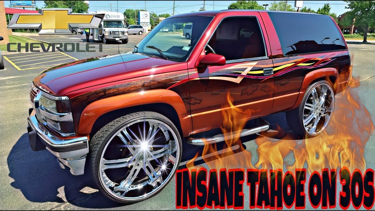 TAHOE ON 30s CANDY WITH THE BOWLING BALL PAINT JOB (INSANE)
