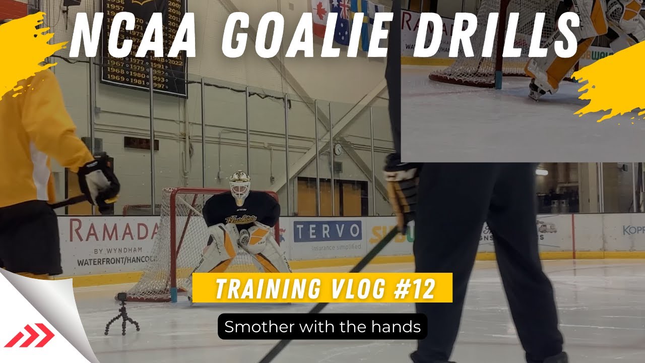 NCAA Goalie Drills- Smother in Tight