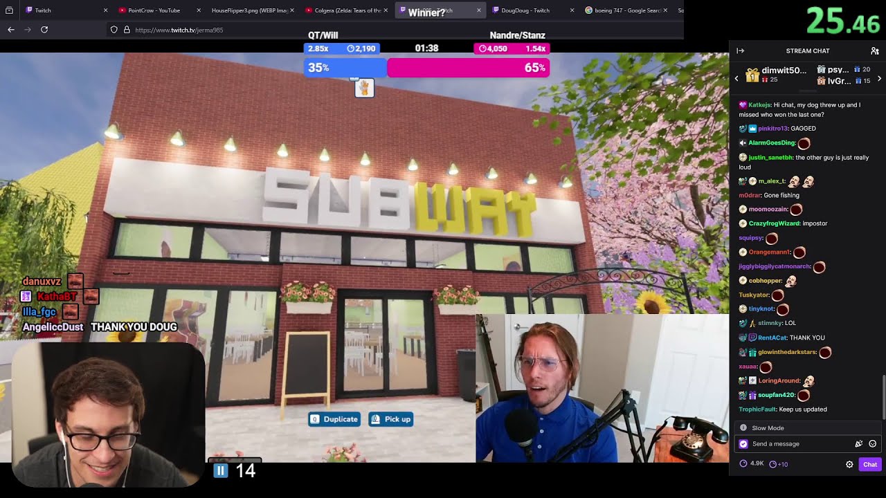 [6-7-25] PointCrow - JERMA'S HOUSE FLIPPER TOURNEY. team w/ @dougdoug| !tts off