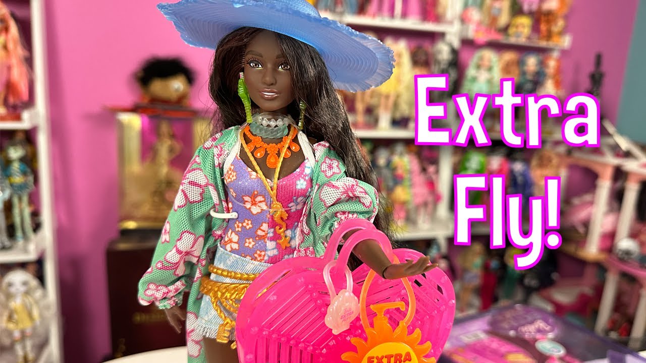 Barbie Extra Fly Doll - Island Vacation!