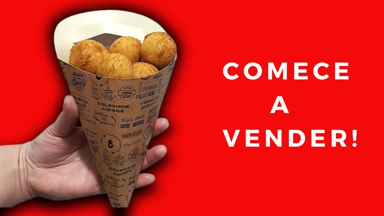 COXINHA NO CONE! MINHA TIA ESTÁ GANHANDO MAIS DE 3.000 POR MÊS COM ESTA IDÉIA QUE DEI PRA ELA 😀