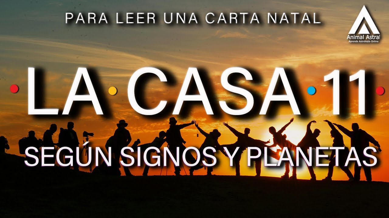 Tus Aliados, Los Amigos, La comunidad, Metas compartidas, Los grupos - La Casa 11 en la carta Natal.