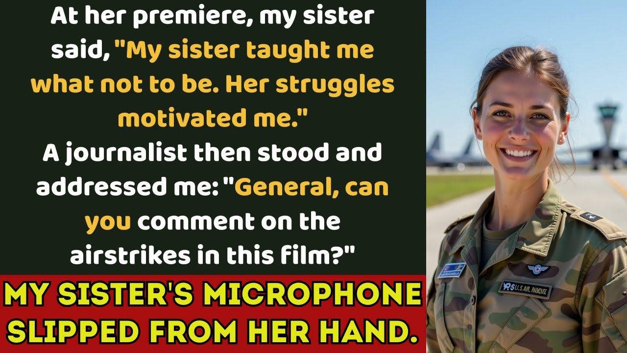 'She taught me what not to become,' sister told critics. Then someone asked me about the airstrikes.
