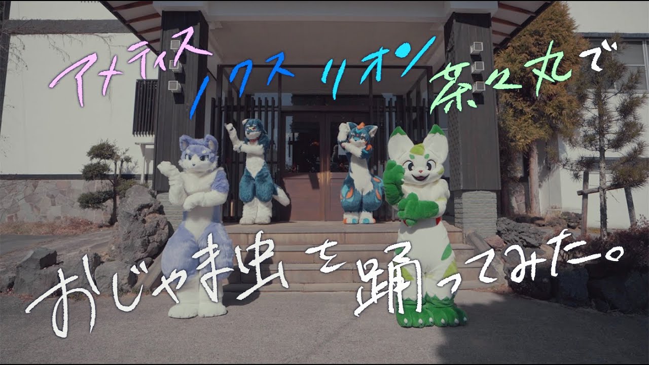 アメティスとノクスとリオンと茶々丸でおじゃま虫を踊ってみた。