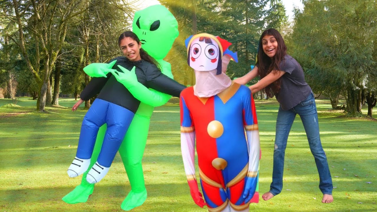 Cerita Detektif Anak Mengejar Alien Hijau 👽 Heidi dan Zidane Kompilasi