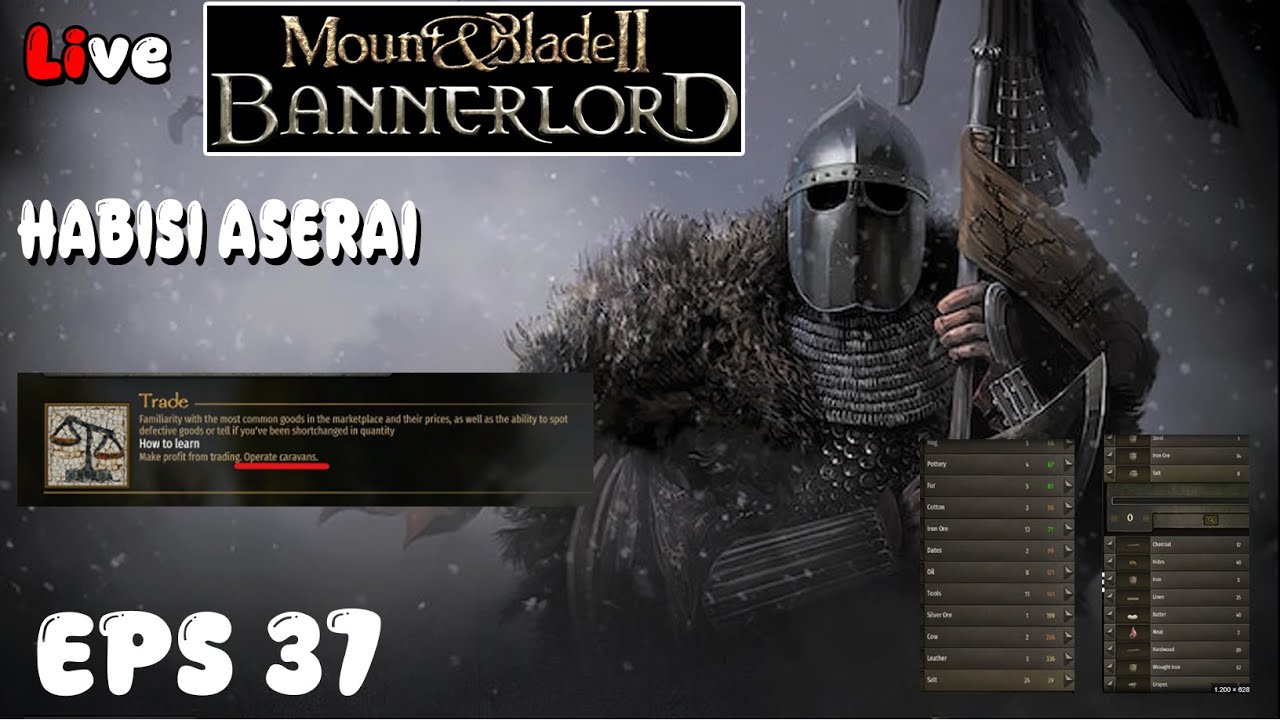 MENJADI PEDAGANG AMANAH ! MOUNT AND BLADE 2  BANNERLORD WARSAILS