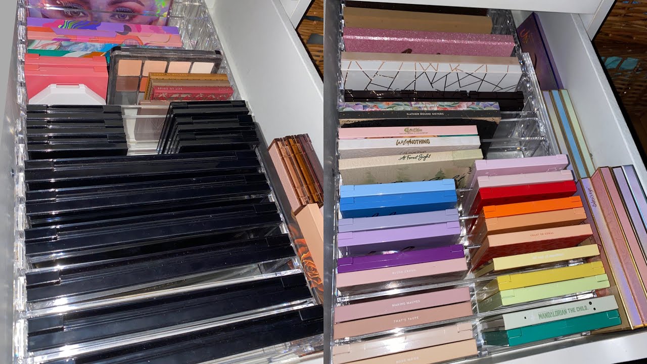 my eyeshadow palette collection! (i'm embarrassed)