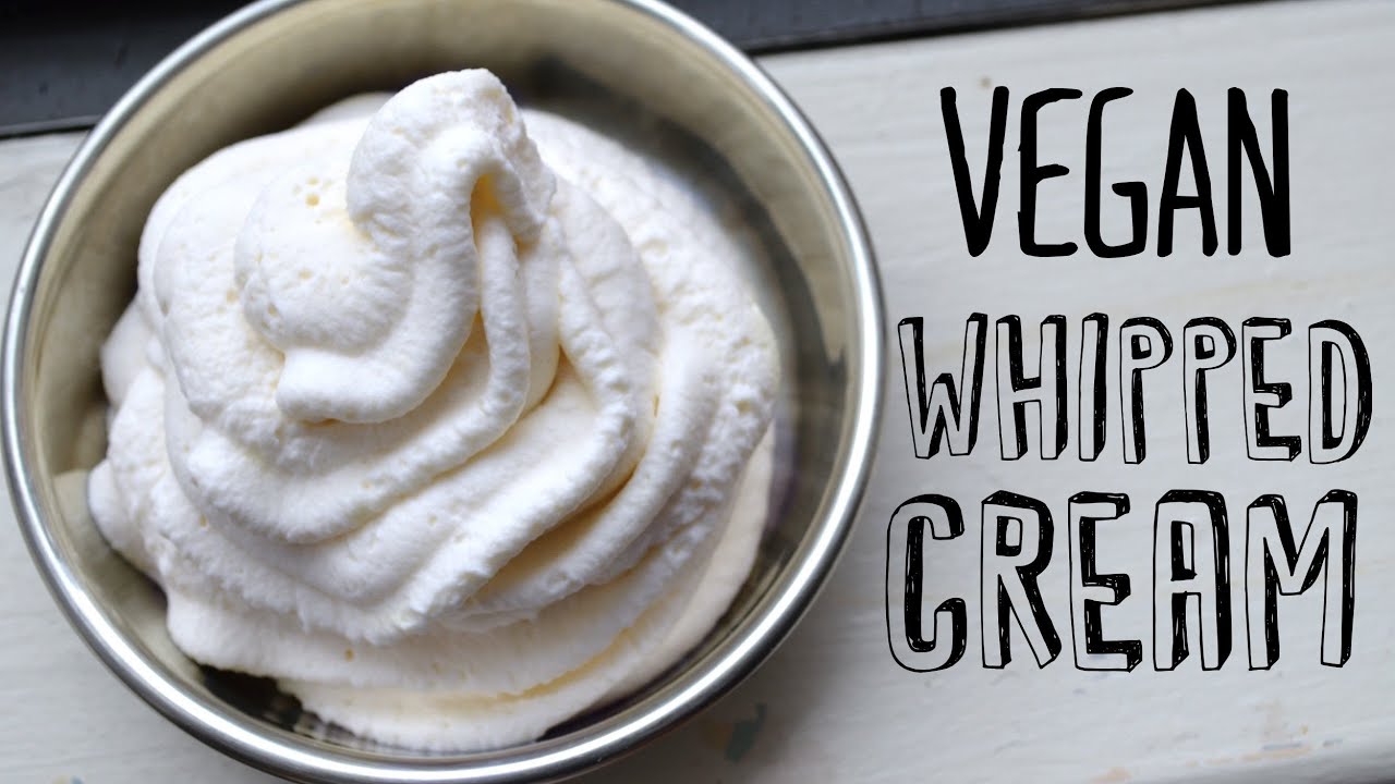 How to Make Vegan Whipped Cream | Fablunch