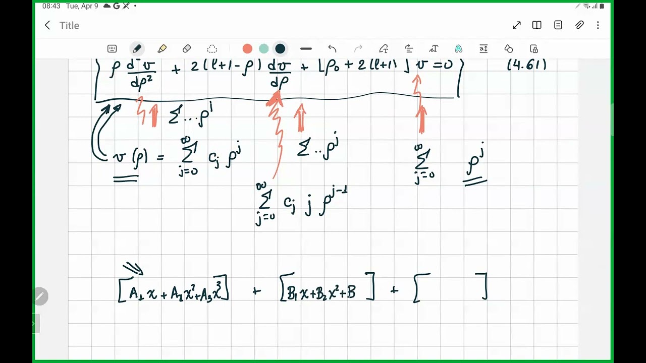 Radial Equation - Hydrogen Atom