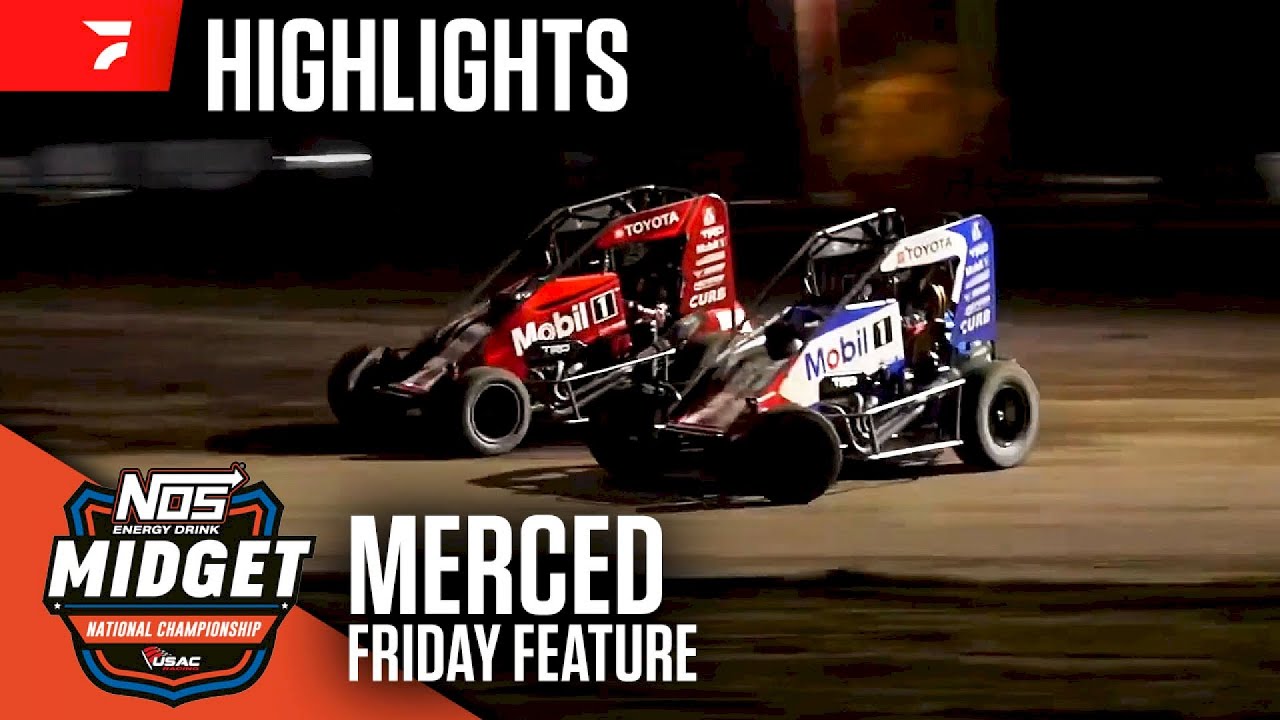 𝑯𝑰𝑮𝑯𝑳𝑰𝑮𝑯𝑻𝑺: USAC NOS Energy Drink National Midgets | Merced Speedway | November 21, 2025