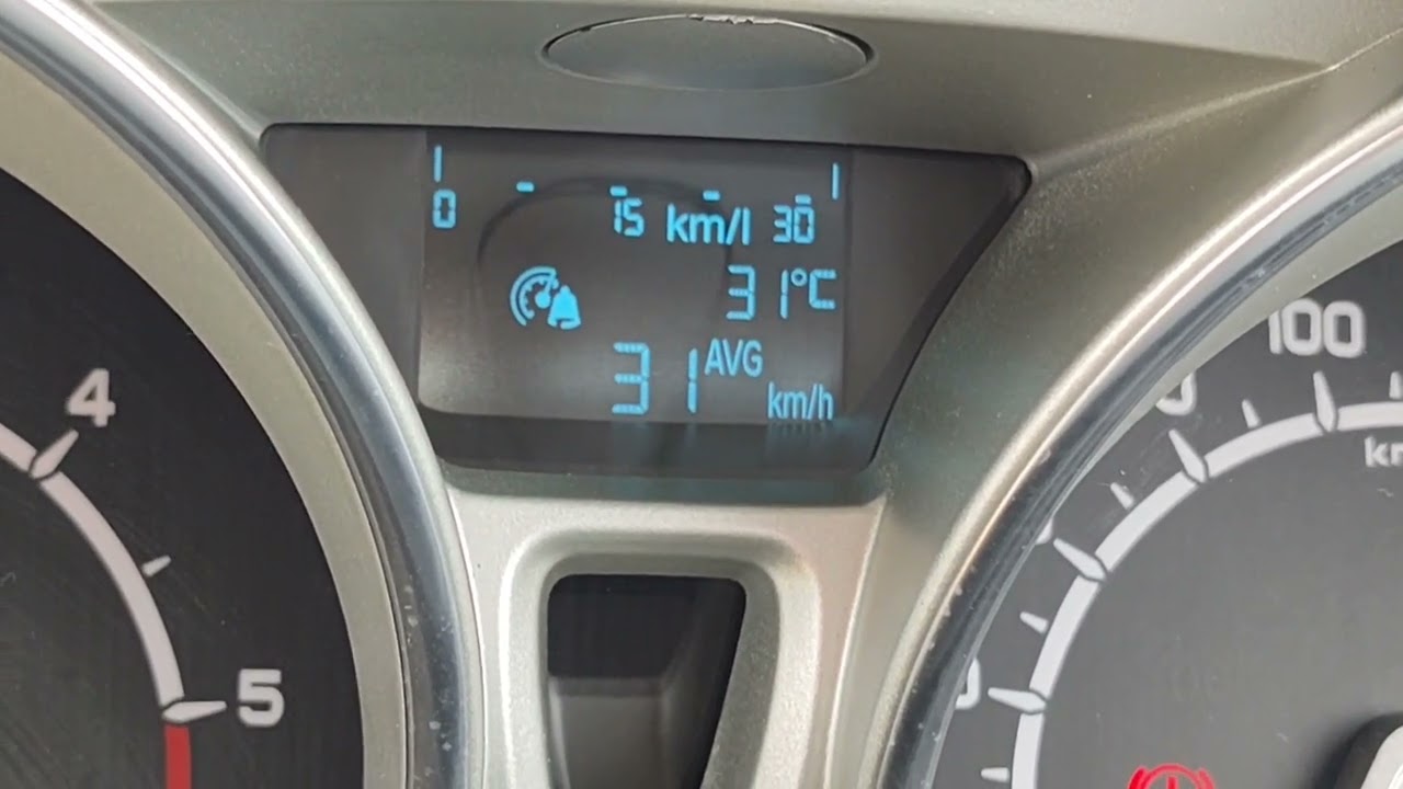 2016 Ford Ecosport cluster function. How to enable speed warning