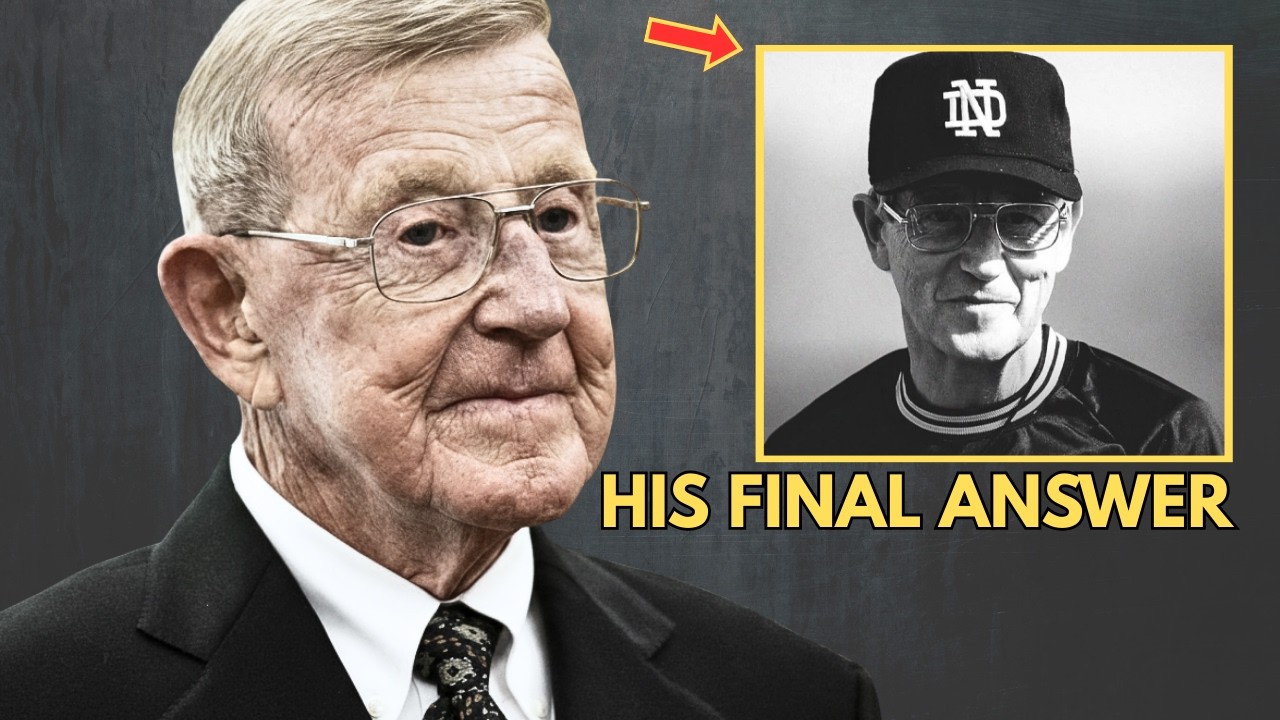 Weeks Before His Death, Lou Holtz RESPONDED To Vicious Rumors With ONE Single Image