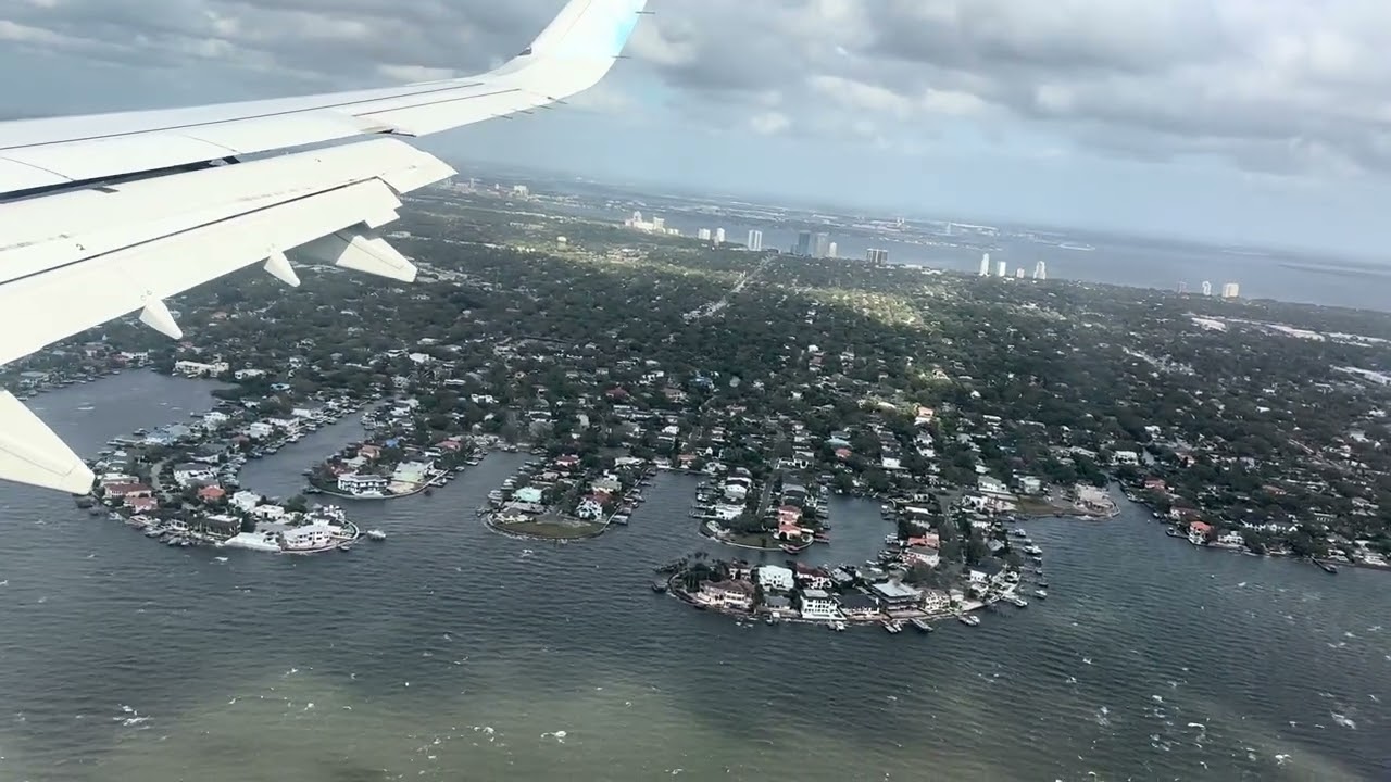 Landing at Tampa International Airport (TPA), March 10, 2025 