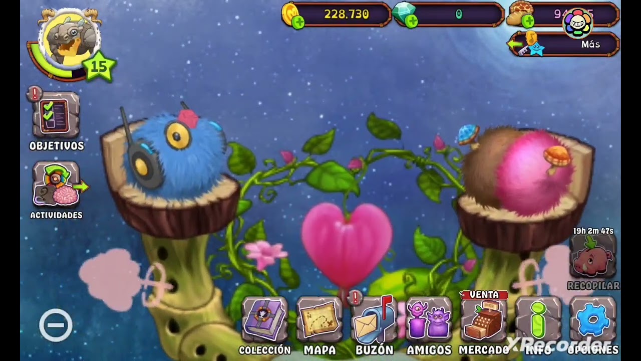 My siging monsters 