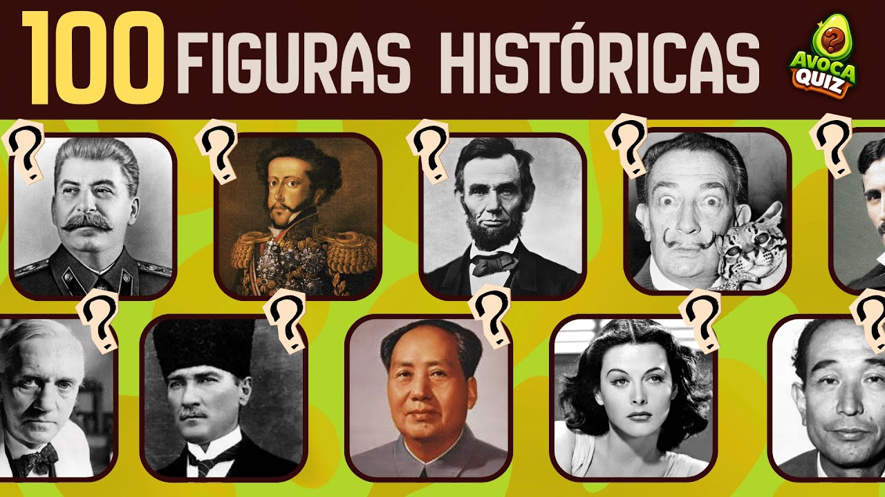 Você Consegue Reconhecer 100 Figuras Históricas? Teste Seu Conhecimento! #quiz