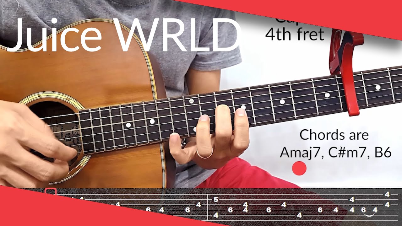 Screw Juice (Juice WRLD) Guitar Tutorial | Tab, Chords