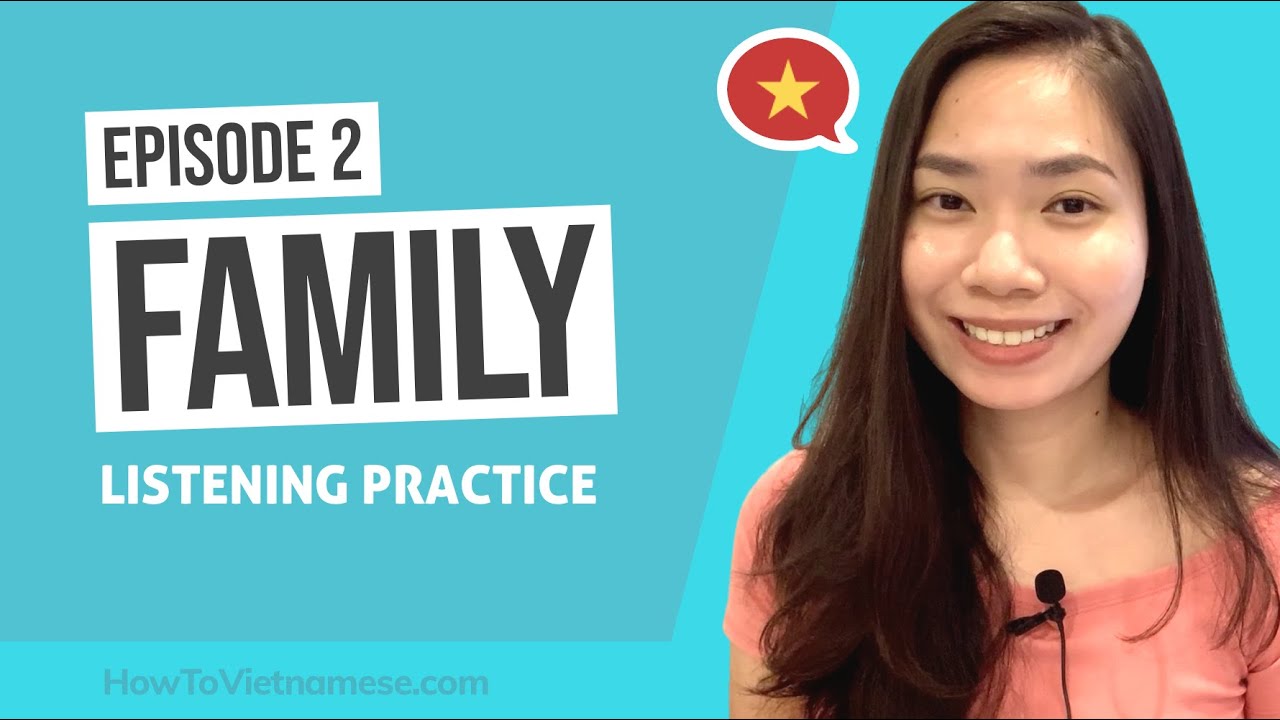 FAMILY - Listening Practice in Slow Vietnamese | Beginner
