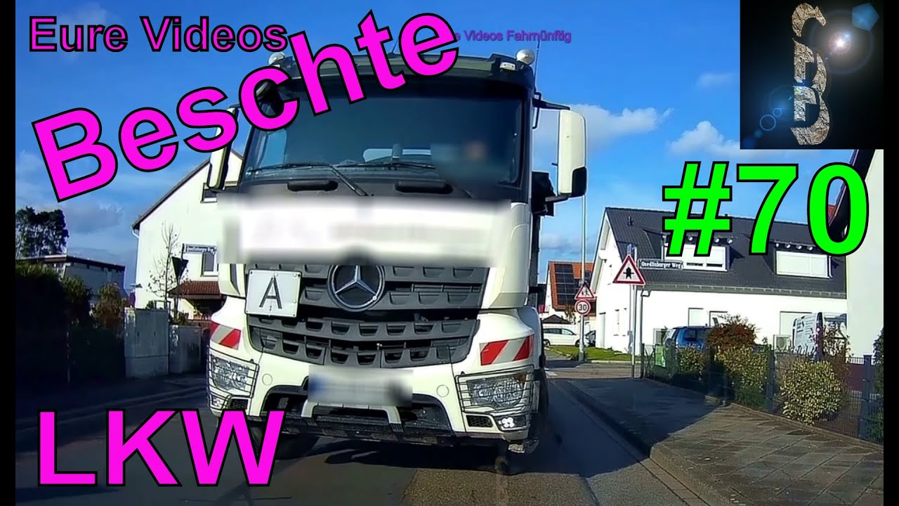 Eure Videos - Das Beste #70 - LKW #04 Best of Dashcam Rettungsgasse Differenzial Ladungssicherung