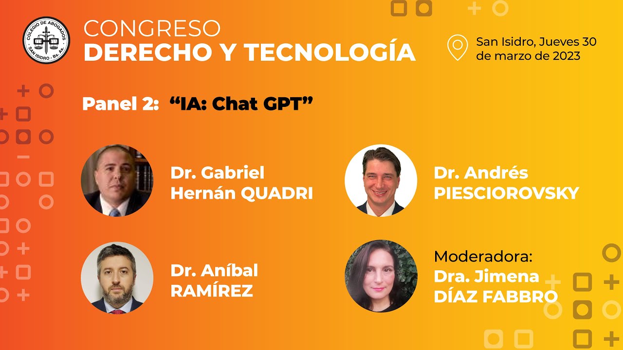 CONGRESO DERECHO Y TECNOLOGÍA  - “IA: Chat GPT”