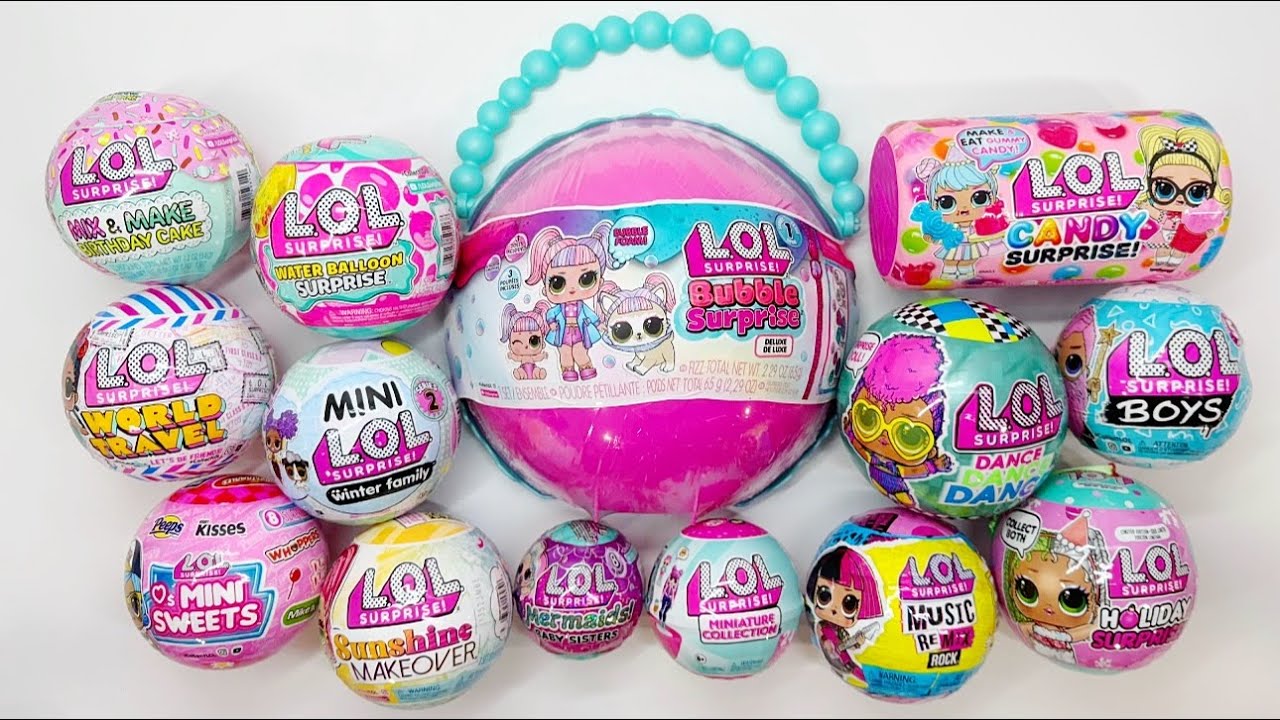 ASMR 120+ Minutes Unboxing LOL SURPRISE! Mystery Toys Oddly Satisfying  Toy Unboxing Collection