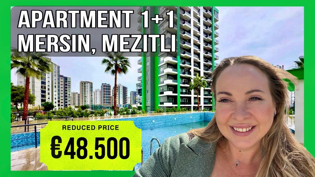 1+1 apartment in Mersin. New complex in Mezitli