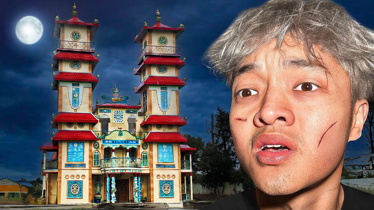We Explored An Abandoned Temple At 1AM..