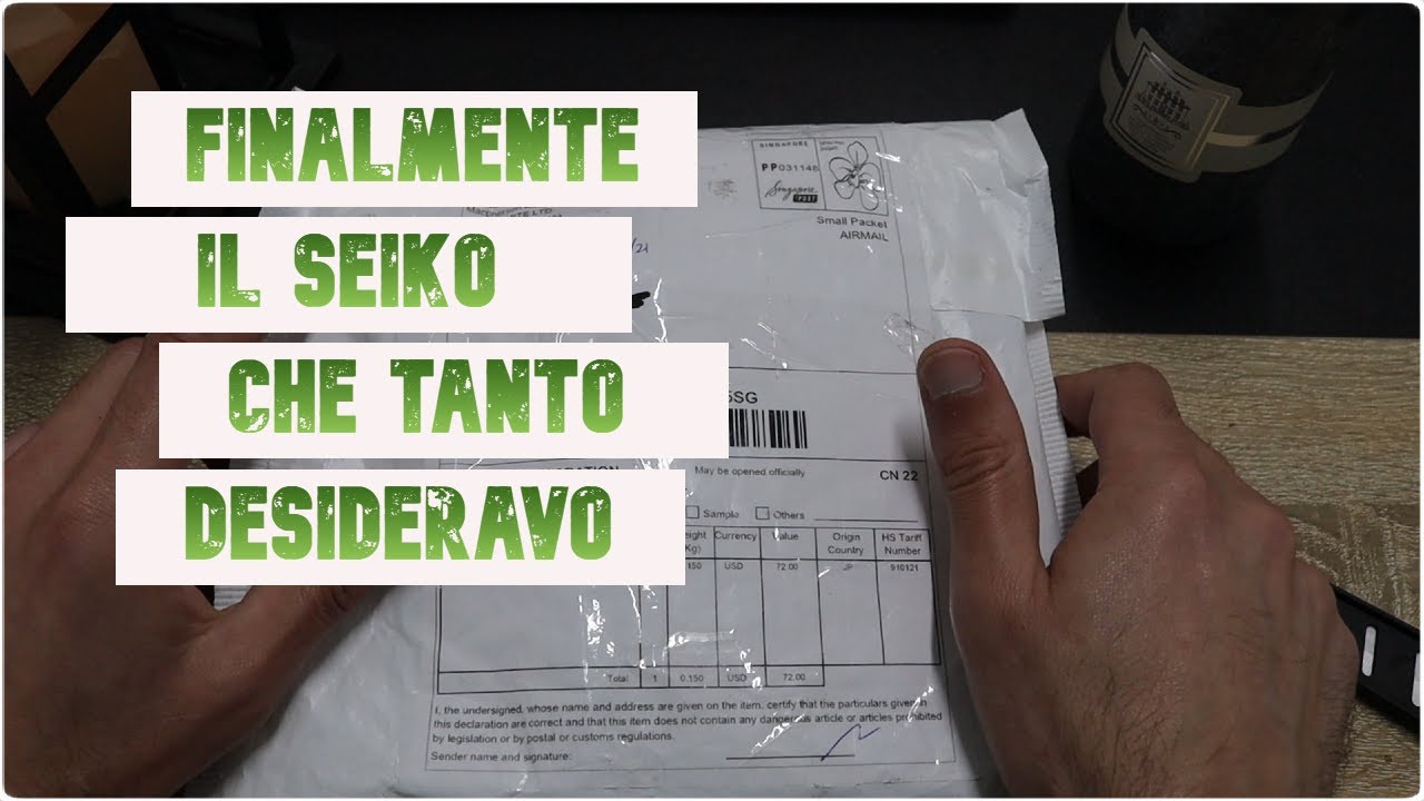 Unboxing di un Seiko ICONICO ⌚ che volevo mio da TANTO