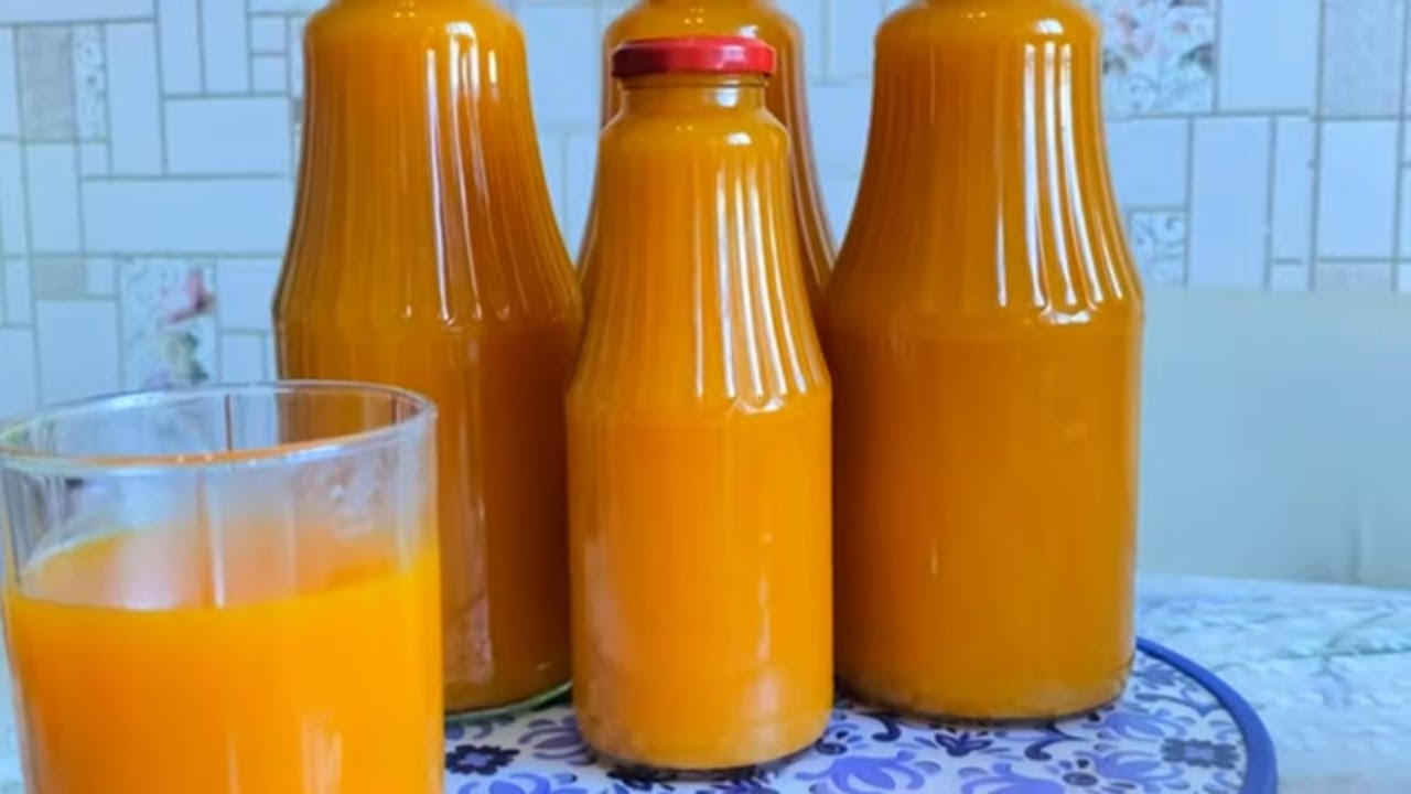 Абрикосовый Сок на Зиму БЕЗ СОКОВЫЖИМАЛКИ! Натуральный Домашний Сок! Apricot juice recipe!