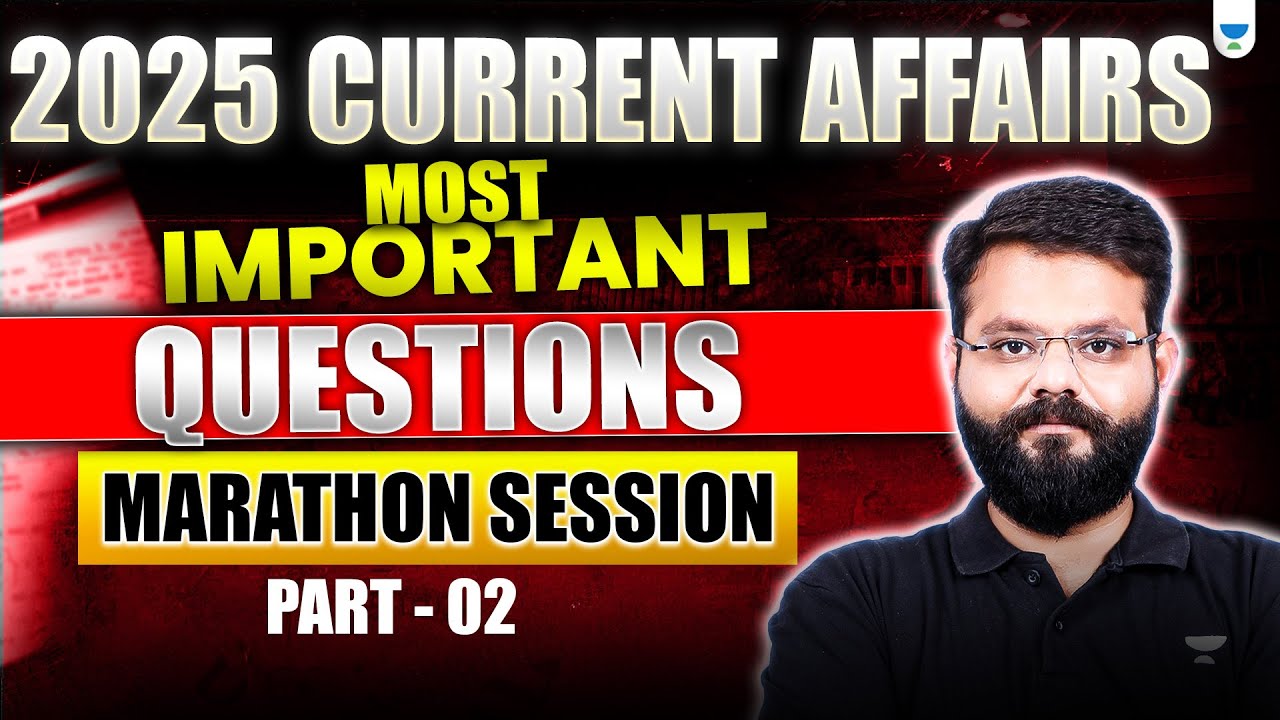 2025 Current Affairs Most Important Questions - 2 | SSC JE, RRB JE, OSSC JE | Amit Vijay