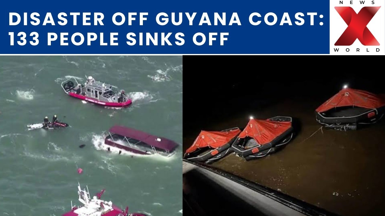 Ferry carrying 133 capsizes off Guyana coast amid rescue| NewsX World