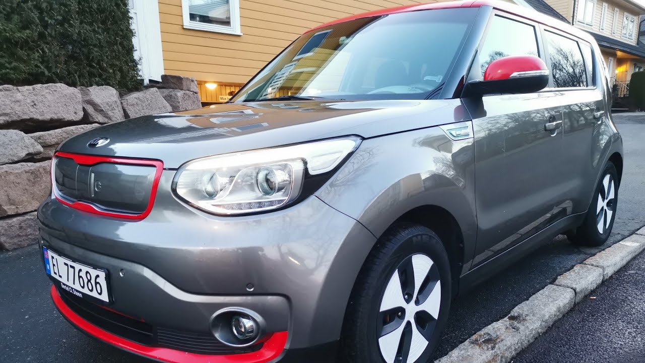 Test av batterikapasitet etter 100 000 km på Kia Soul EV 2016 27 kWh