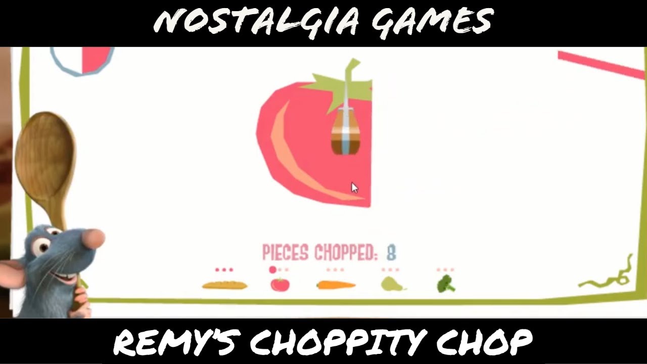 Nostalgia Games | Ratatouille: Remy's Choppity Chop