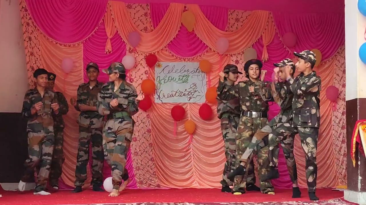 Operation Sindhoor performed by students of Sunrise View Public Sr. Sec. School Kharauth 