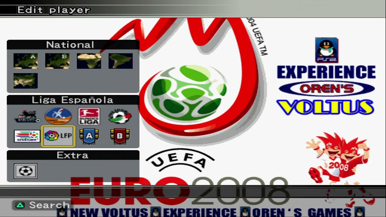 Winning Eleven 10 PS2 - 7000 UEFA Euro 2008 season 2007-08