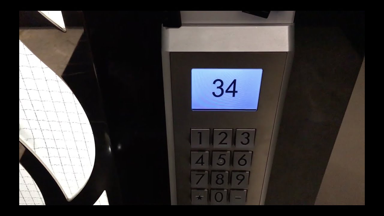 Nice Schindler 7000 Elevators w/Miconic 10 at Le Meridien Hotel in Istanbul