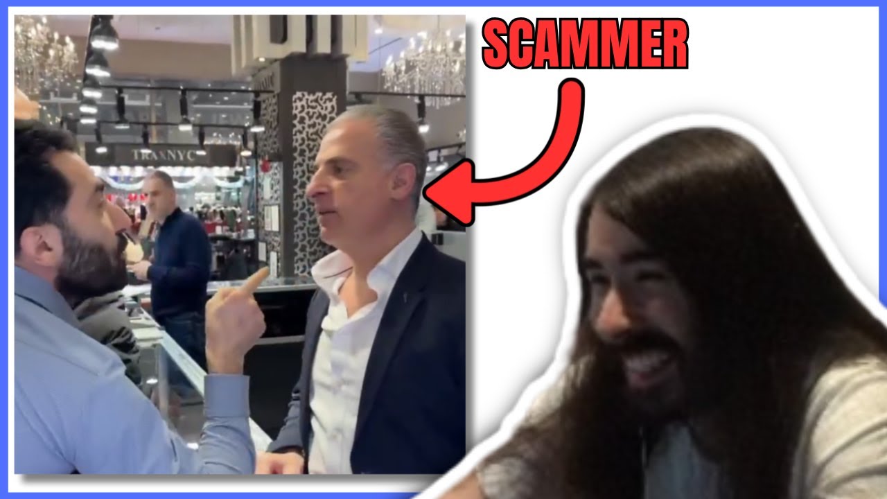 TraxNYC Confronts Jewelry Scammer Using His Name | MoistCr1TiKaL